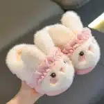 Pantoufles Lapin Peluche 2