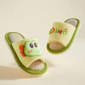 Chaussons Claquettes Lin Dino 1