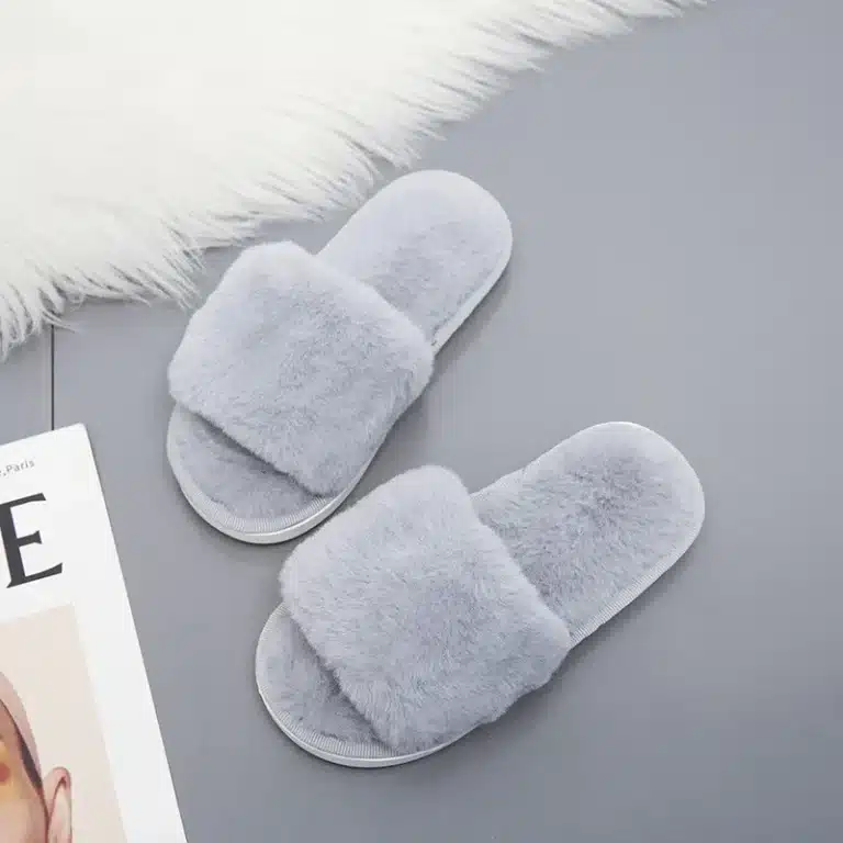 Pantoufles Claquettes Fluffy 4