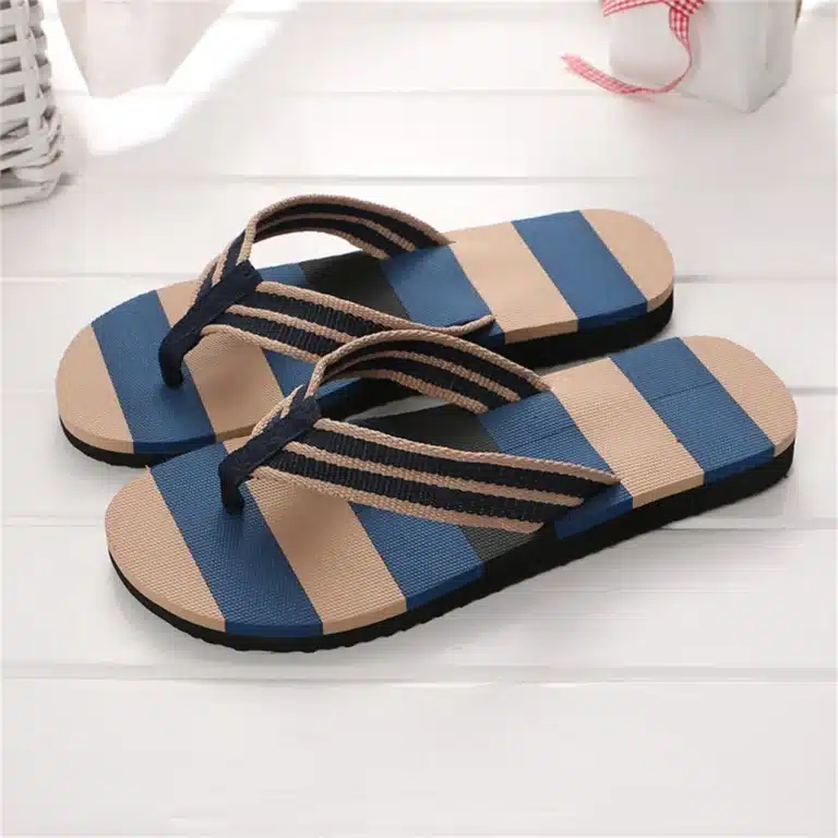 Tongs Rayées Pour Hommes 5