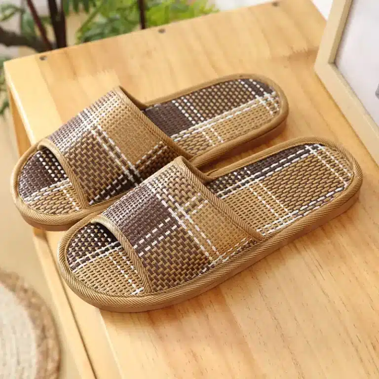 Pantoufles Été Bambou Bicolores 1