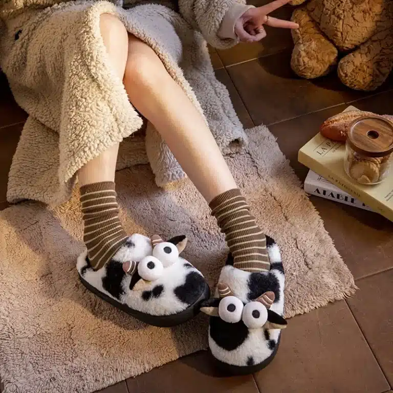 Chaussons Vache Mignonne 2
