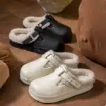 Chaussons Mules Imperméables Avec Fourrure 5
