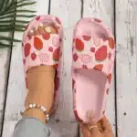 Claquettes Fraises Femme 1