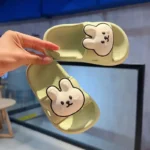 Claquettes Antidérapantes Minimalistes Lapin Enfant 5