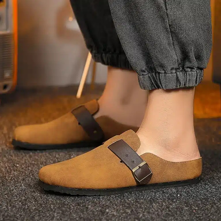 Chaussons Sabots Suédine Mixtes 2