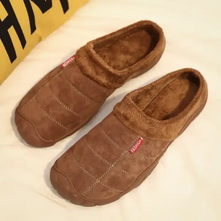 Chaussons Mules Doublure Peluche Homme 3