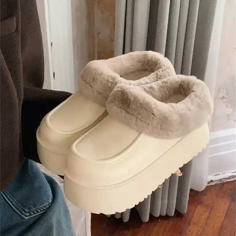 Chaussons Bottes Fourrées Cocooning 8