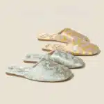 Pantoufles Brocart Oriental 1