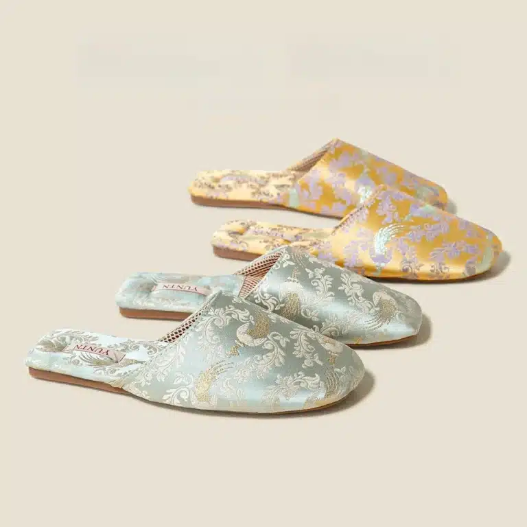 Pantoufles Brocart Oriental 1