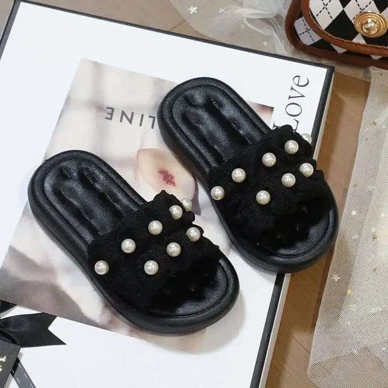 Claquettes Princesse Avec Perles 4