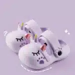 Chaussons Été Licorne Endormie Kawaii 1