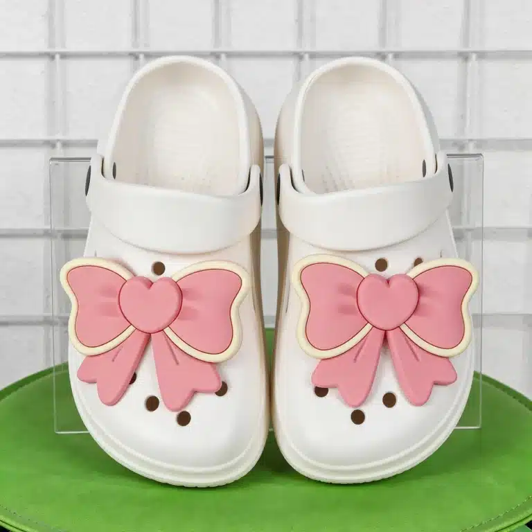 Crocs Mignonnes Avec Noeud 6