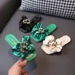Mules Nœud Satin Fille 2