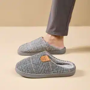 Chaussons Carreaux Homme 1