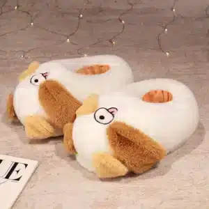 Pantoufles Moelleuses Enveloppantes Chien 2