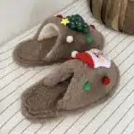 Pantoufles Douces Noël Enfant 2