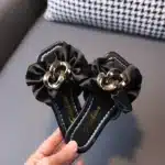 Mules Nœud Satin Fille 3