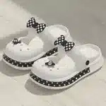 Sabots À Pois Vintage Femme 1