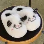 Pantoufles Monstre Blanc Mignon 1