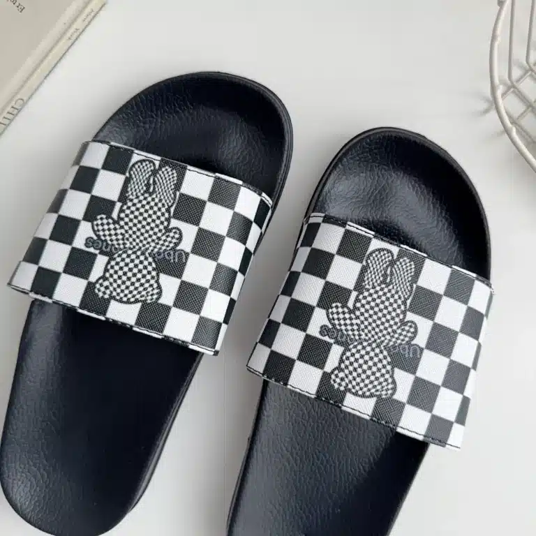Claquettes Ours Damier 2
