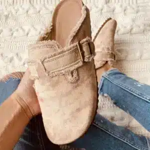 Chaussons Sabots Beiges 1