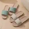 Claquettes Décontractées Paille 1