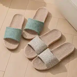 Claquettes Décontractées Paille 1