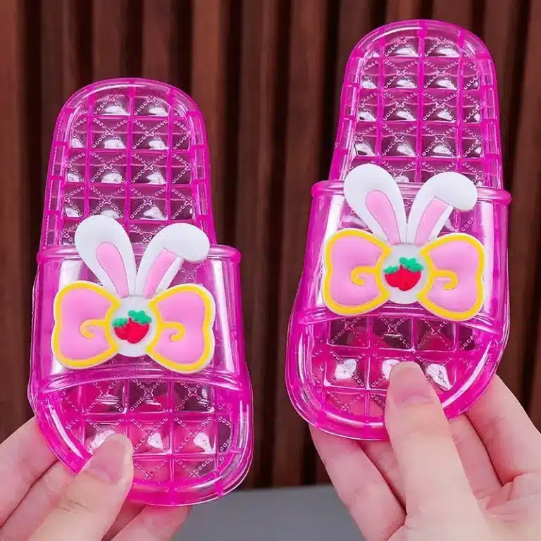 Claquettes Transparentes Oreilles De Lapin 2