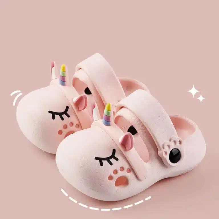 Chaussons Été Licorne Endormie Kawaii 2