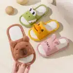 Claquettes En Lin Petits Animaux 1