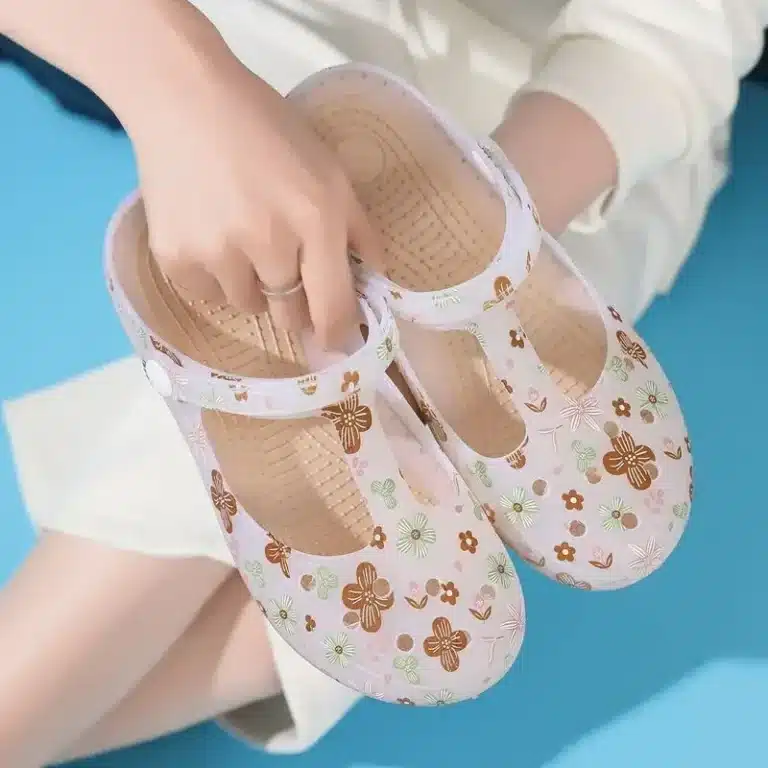 Chaussons De Plage Femme Fleurs 2