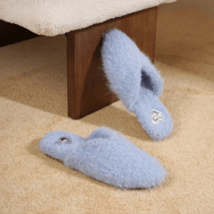 Mules Effet Angora