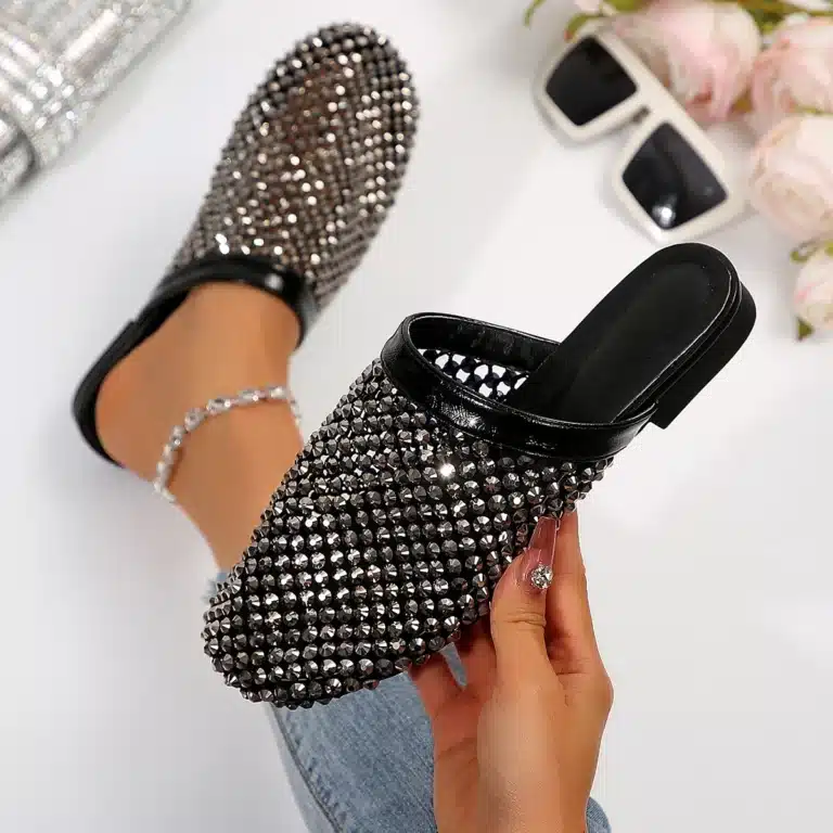 Mules Strass Femme 4