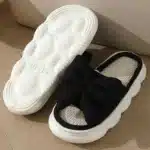 Claquettes Gros Noeud Noir 5