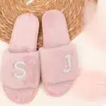 Chaussons Bride Personnalisés Initiale 4