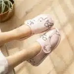 Chaussons Confort Motif Lunettes Femme 3