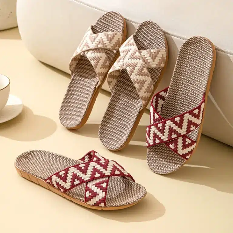 Claquettes Motif Géométrique Croisées 1