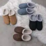 Pantoufles Chaudes A Carreaux Grande Taille 3