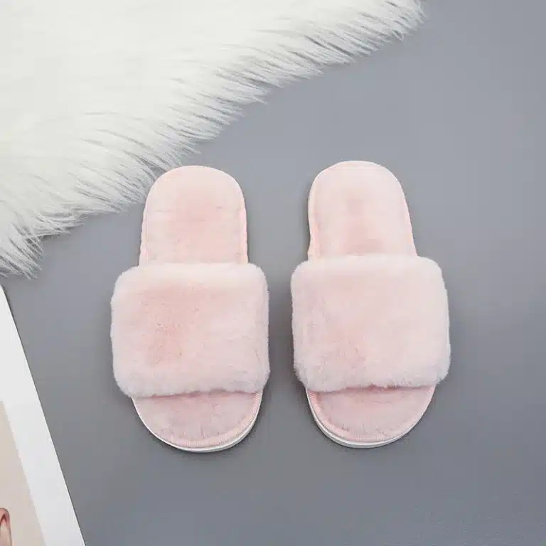 Pantoufles Claquettes Fluffy 3