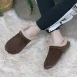 Pantoufles Chaudes A Carreaux Grande Taille 4