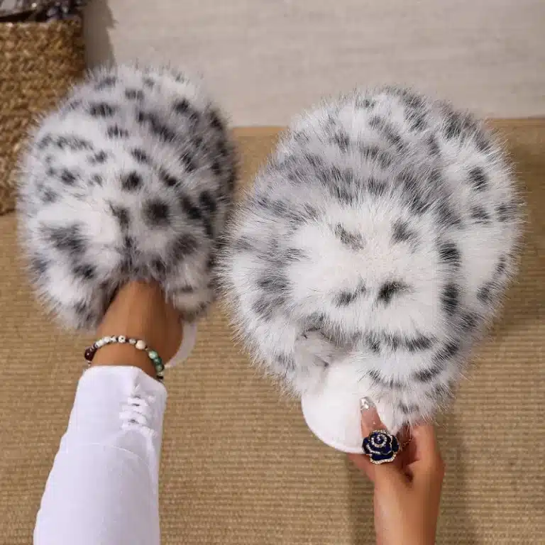 Chaussons Femme Fausse Fourrure Colorée 2