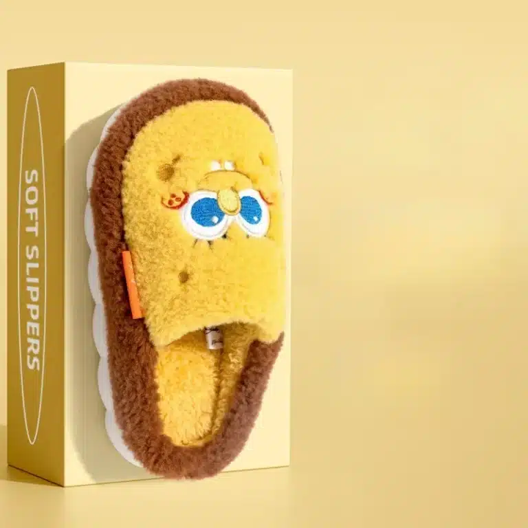 Pantoufles Bob L'Eponge Coton 1
