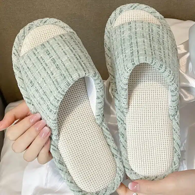 Pantoufles Tweed Ouvertes 5