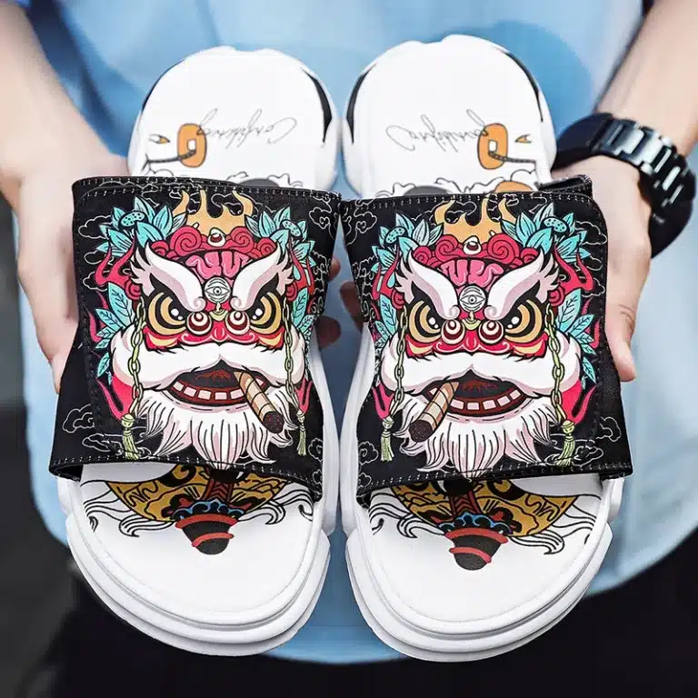 Claquettes Lion Chinois 4