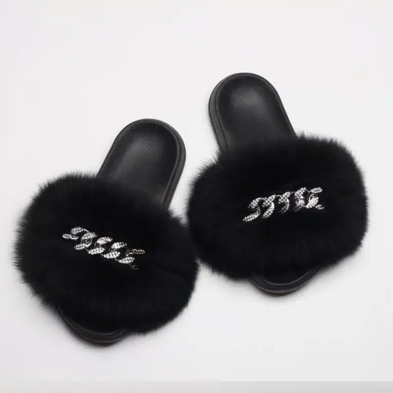 Chaussons Femme Glamour Fourrure 6