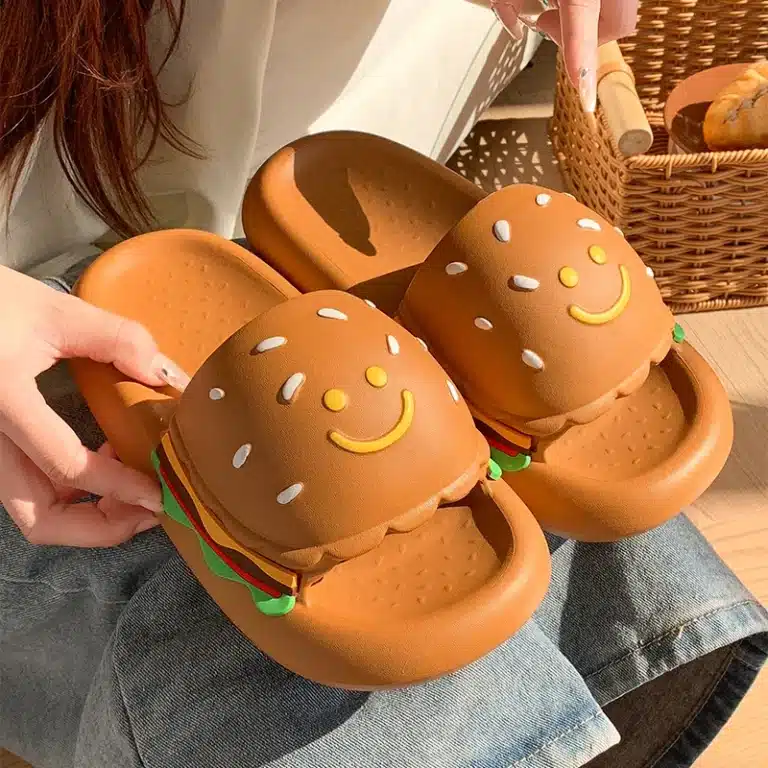 Claquettes Hamburger Smiley 2