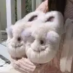 Pantoufles Monstre Beige Mignon 1