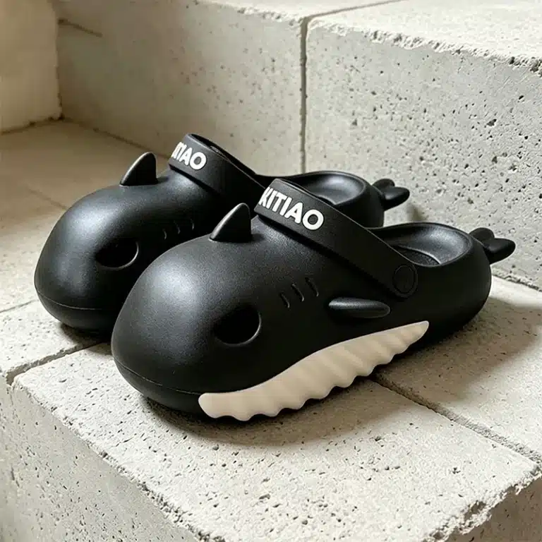 Chaussons Sabots Requin 3D 3
