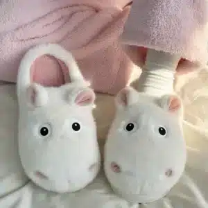 Chaussons Hippopotame Blancs 1